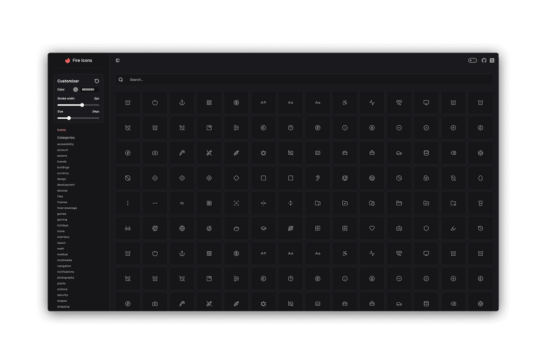 Fire Icons